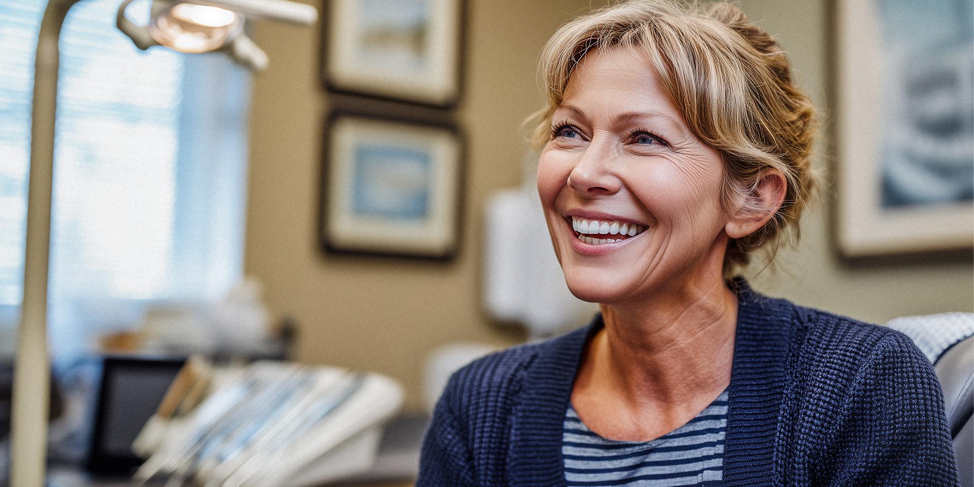 Woman smiling with dental implants near Stockton, CA